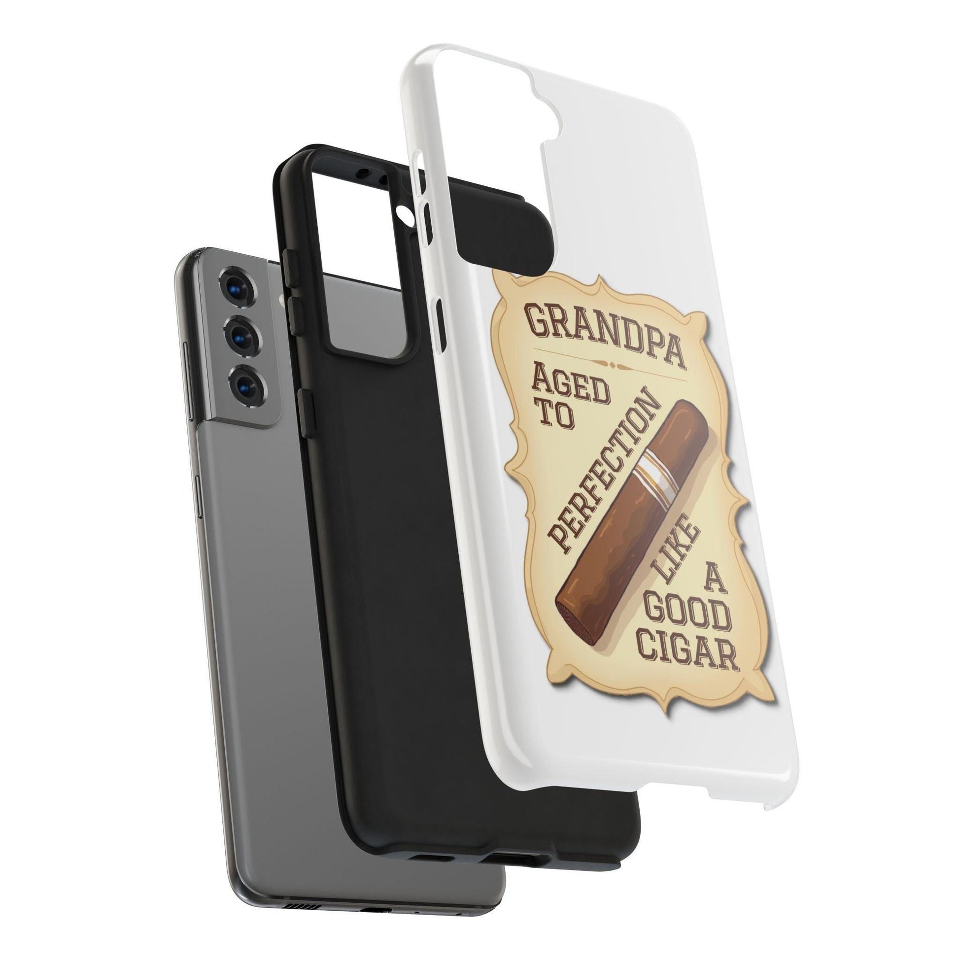 Grandpa &quot;Aged to Perfection&quot; Tough Phone Cases