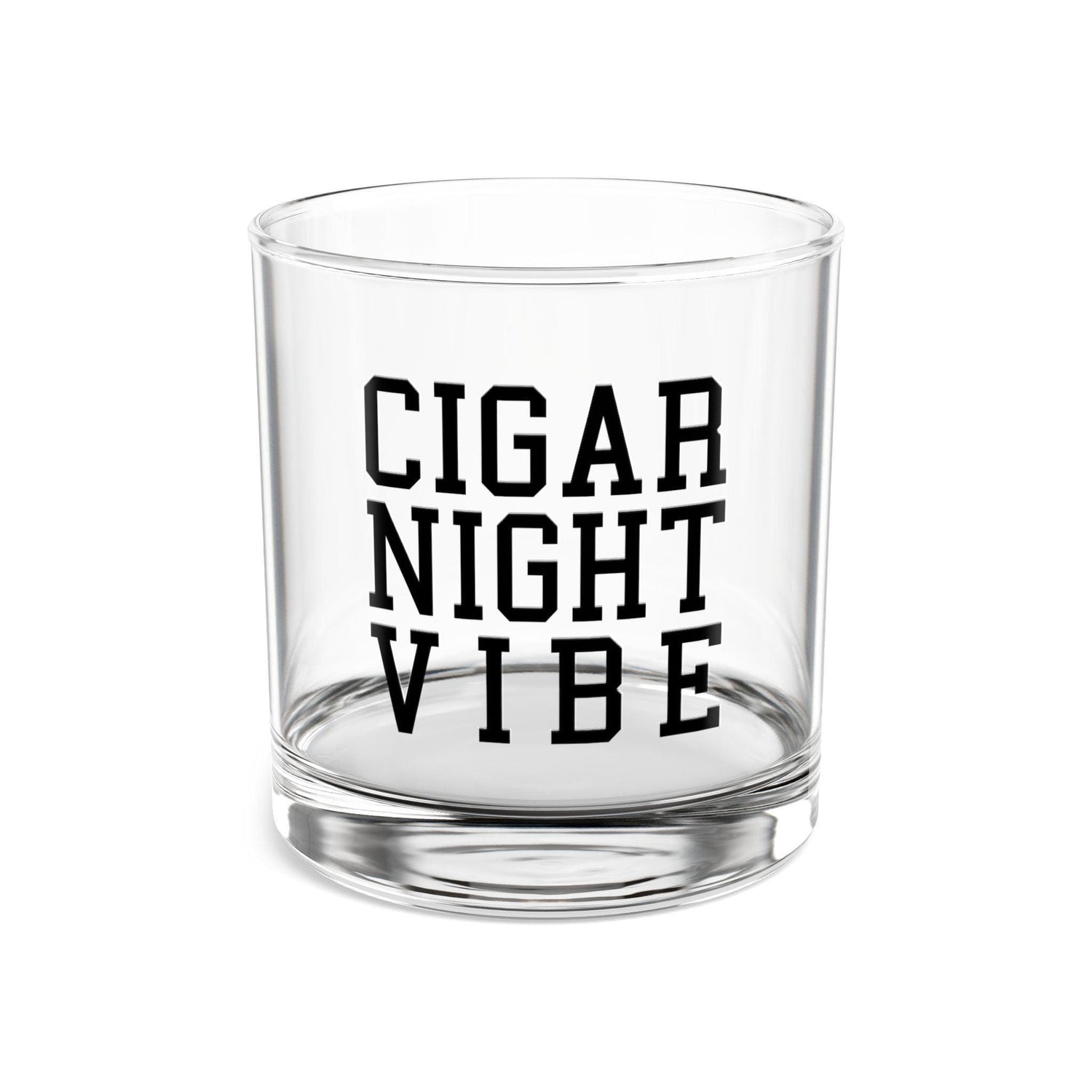 Cigar Night Vibe Whiskey Glass, 10oz