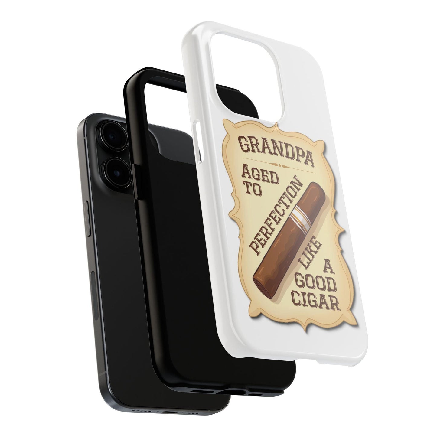 Grandpa &quot;Aged to Perfection&quot; Tough Phone Cases