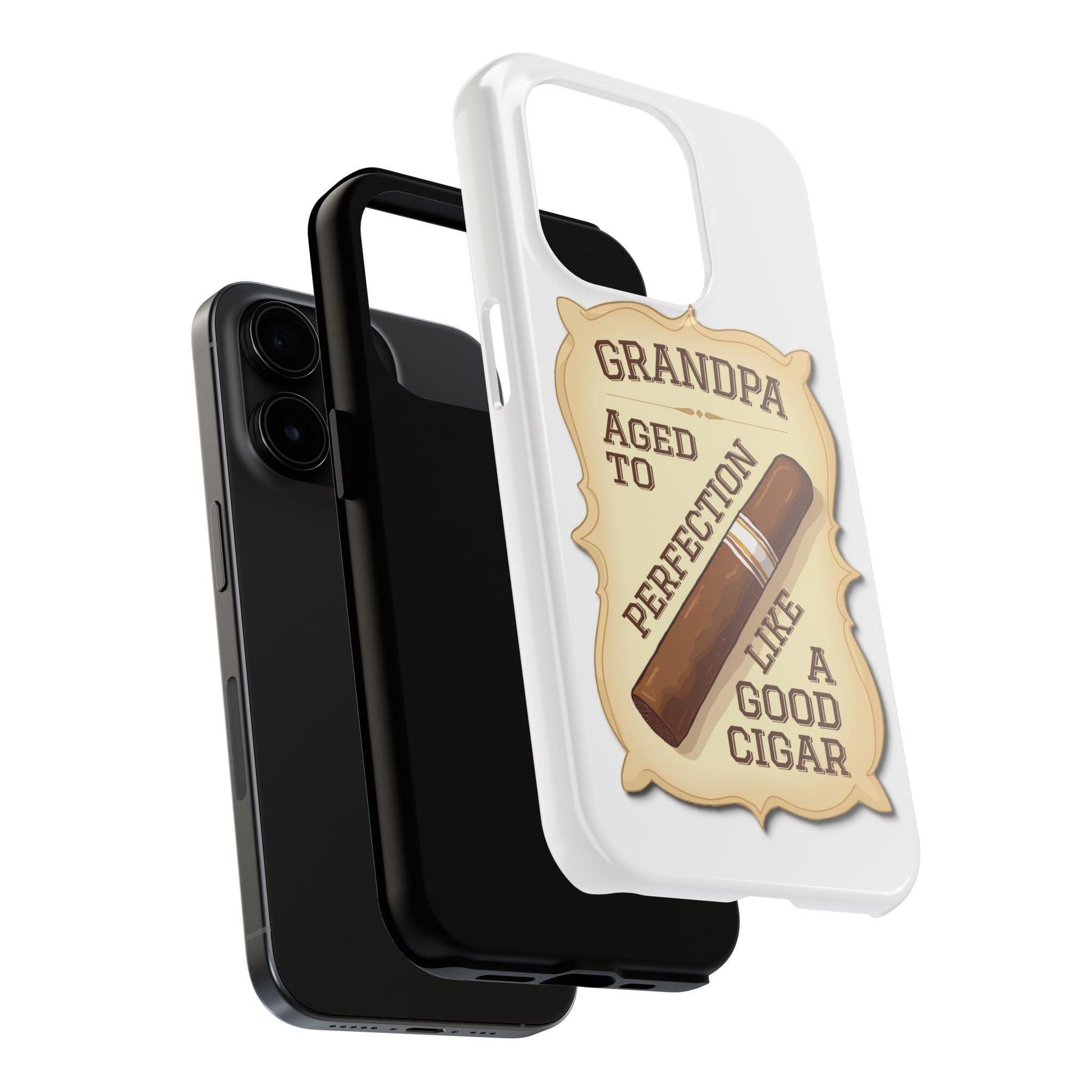 Grandpa &quot;Aged to Perfection&quot; Tough Phone Cases